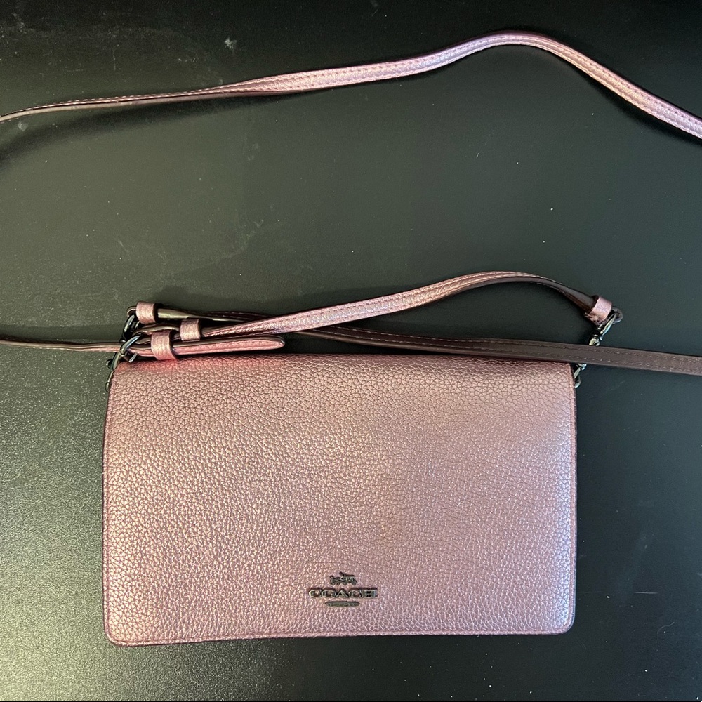 Coach crossbody wallet